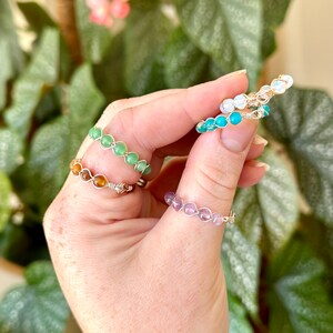Wire hotsell rings etsy