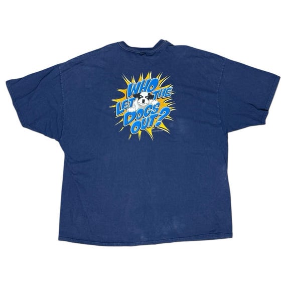 Vintage 2000 Big Dogs Who Let The Big Dogs Out Shirt 3XL