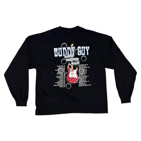 Buddy Guy Can't Quit the Blues Tour Shirt XXL 2008 View 2