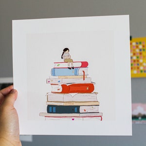 Bookish | 8x8 Art Print