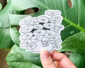 Nasturtium Sticker | Laptop Sticker | Planner Sticker | Plant Sticker