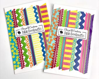 Bright Bible Ribbon Bookmarks – Assorted Patterns, Set of 10