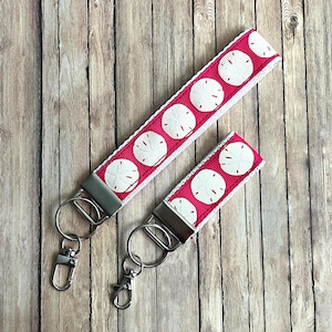 Wristlet Keychain - Mini Key Fob - Tropical Vibes Gift for Her - Beachy Key Holder - Summer Accessory