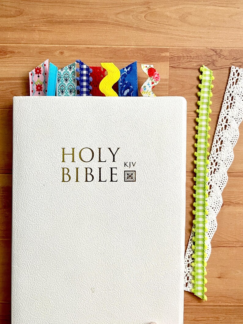 Bable Ribbon Bible Ribbons - Vintage Multicolored - Pioneer Woman Inspired - Bible ...