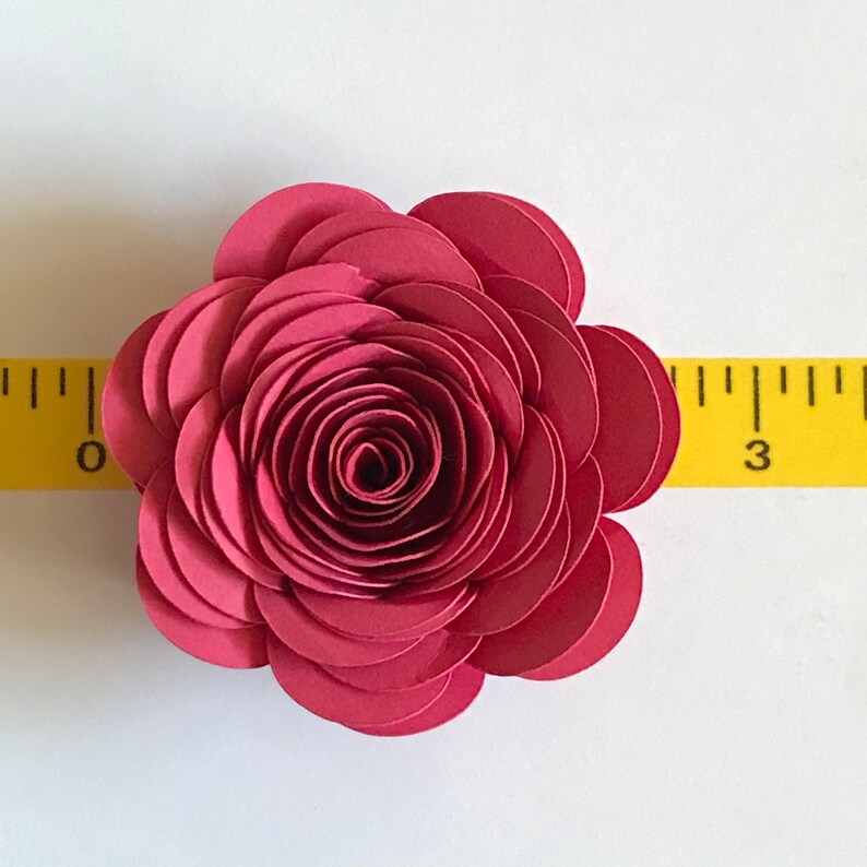 LARGE Rolled Paper Flowers DIE Cuts One size XXXL Etsy