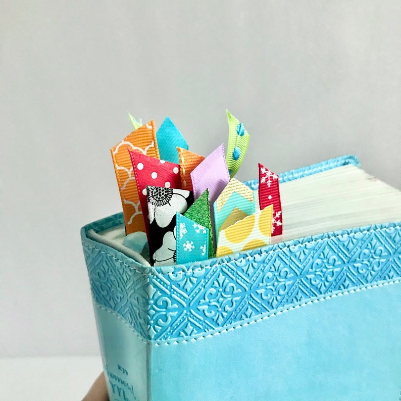 Bright Bible Ribbon Bookmarks – Assorted Patterns, Set of 10 image 8