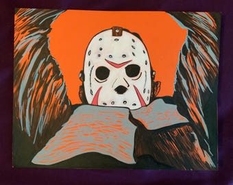 Feliz viernes 13, arte en tinta, septiembre de 2024