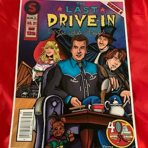 Joe Bob Briggs the last drive in art cover. Season 4 episode 3
