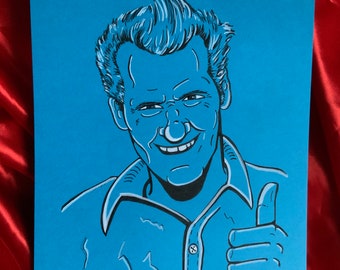 Al Bundy valentine day 2024 ink art