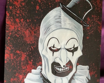 ¡Nuevo tamaño! Arte con tinta de ART the CLOWN