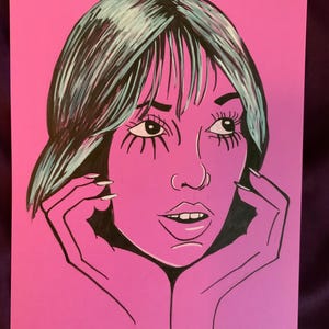 Shelley Duval 2024 ink art