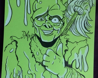 Toxic avenger “toxie crusader” version   2024 ink art