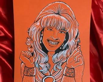 Peggy Bundy valentine day 2024 ink art