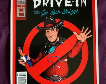 Joe Bob Briggs, The Last Drive, portada de enero de 2026. ¡NO LO HAGAS!