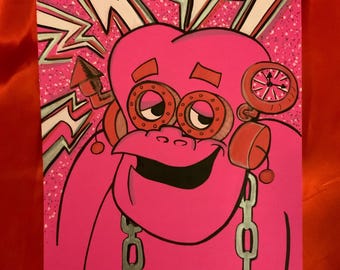 Arte a tinta de Halloween 2025: Frankenberry
