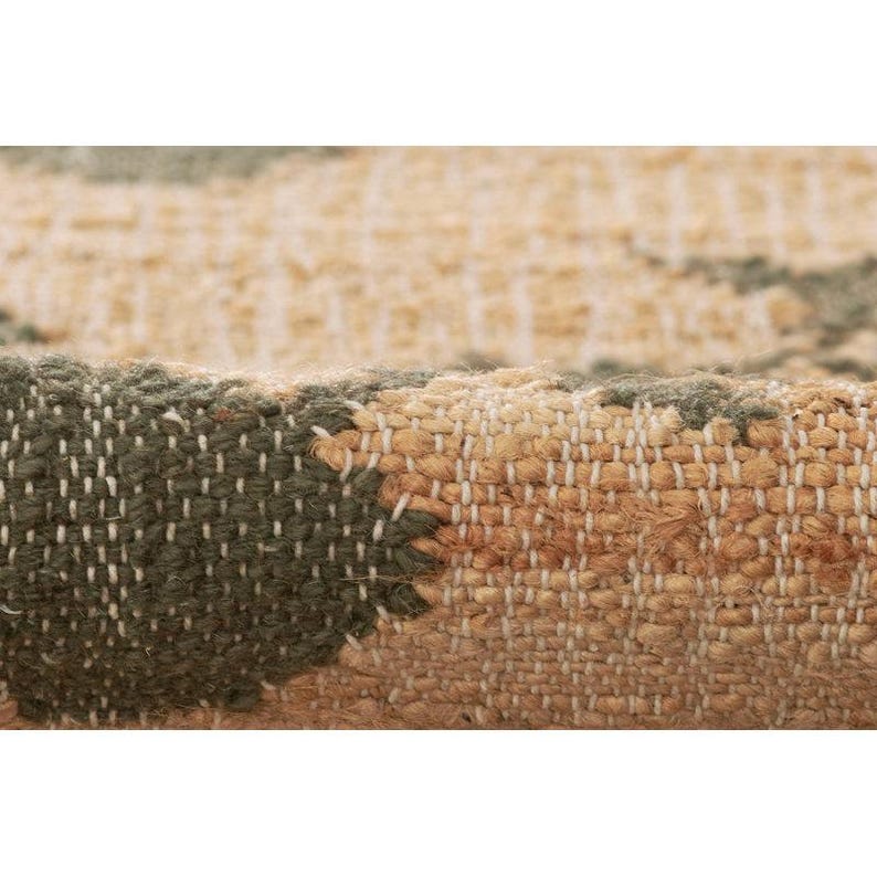 Handgeweven jute vloerkleed, handgemaakt jute vloerkleed, natuurlijk jute vloerkleed, katoenen jute vloerkleed, jute slaapkamer vloerkleed, aangepast formaat vloerkleed, jute vloerkleed binnen 8 x 10, 9 x 12 afbeelding 8