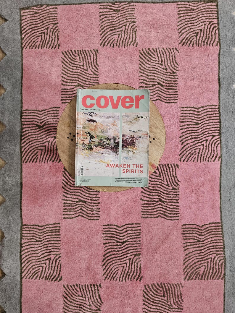 Handtuftad matta i premiumull – skandinavisk inredningsdesign, 23x30 cm matta för sovrum och vardagsrum bild 9