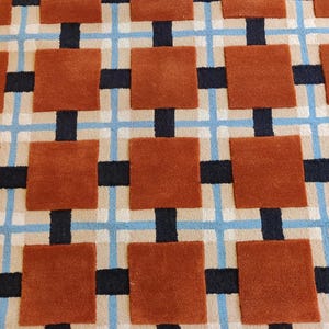 8X10 Wool Hand Tufted Rug -  Wool Area Rug, Wool Rug, Modern Wool Rug, Custom Size Wool Rug, Living Room or Bedroom Rug - Hand Tufted Carpet