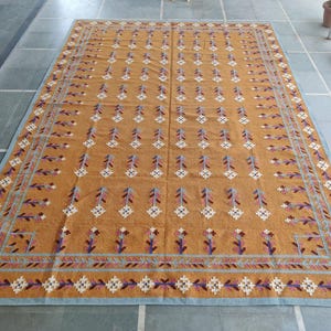 Wool Area Rug, Modern 9X12 Wool Rug, Wool Bedroom Rug for living room and Bedroom, Indoor Rug, Handwoven Wool Rug, Custom Wool Rug image 2
