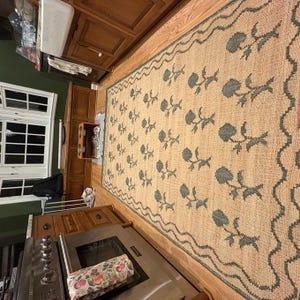 Handgeweven jute vloerkleed, handgemaakt jute vloerkleed, natuurlijk jute vloerkleed, katoenen jute vloerkleed, jute slaapkamer vloerkleed, aangepast formaat vloerkleed, jute vloerkleed binnen 8 x 10, 9 x 12 afbeelding 12