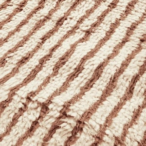 8X10 Hand Knotted Wool Moroccan Rug, hand Knotted Wool Area Rug, Wool Bedroom And Living Room Rug, Handcrafted Natural Rug 8X10 Shag Rug