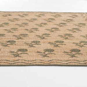 Handgeweven jute vloerkleed, handgemaakt jute vloerkleed, natuurlijk jute vloerkleed, katoenen jute vloerkleed, jute slaapkamer vloerkleed, aangepast formaat vloerkleed, jute vloerkleed binnen 8 x 10, 9 x 12 afbeelding 7