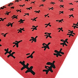 Premium Wool Hand Tufted Rug – Contemporary Interior Design, 9x12 Area Rug for Bedroom and Living Room