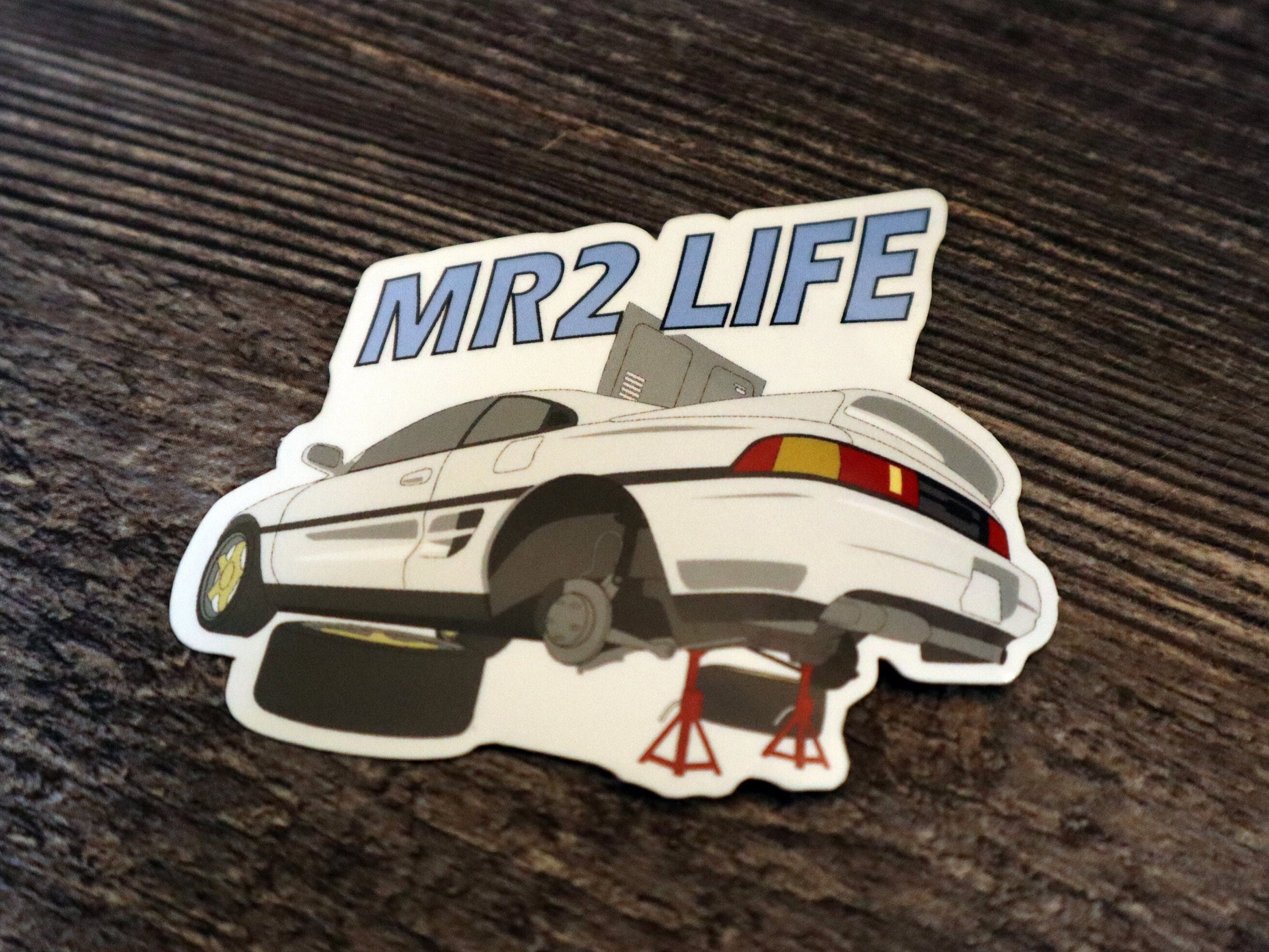 Red or White MR2 Life SW20 Jackstand Vinyl Sticker - Etsy