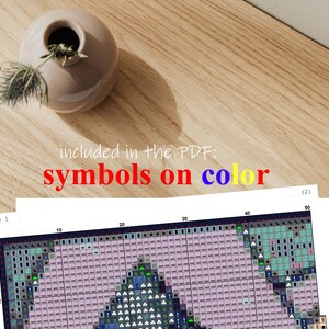 Swan Lake Cross Stitch Pattern: Full Coverage Tapestry (PDF Download) image 9
