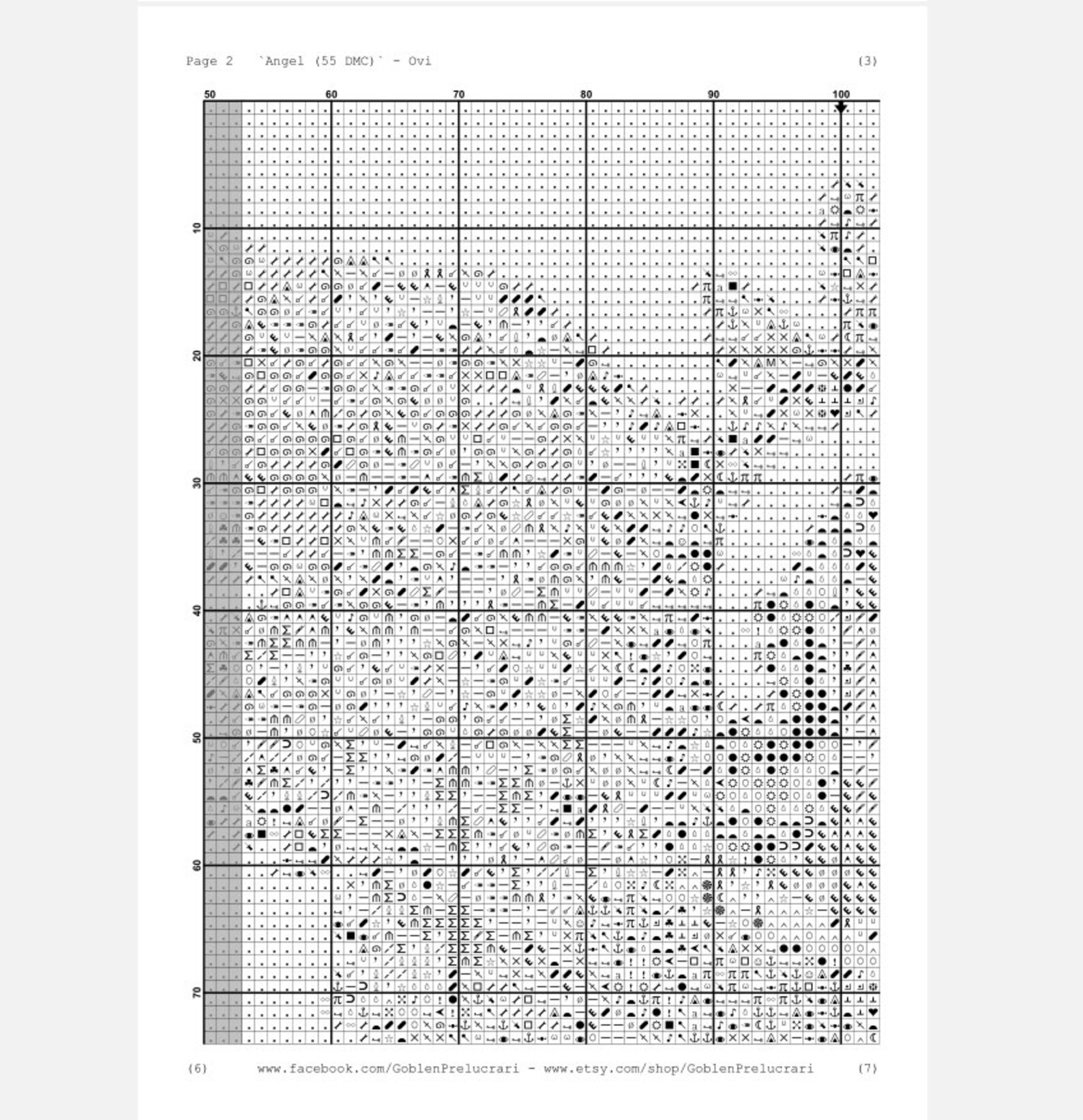 Angel cross stitch pattern PDF counted cross stitch DIY Etsy