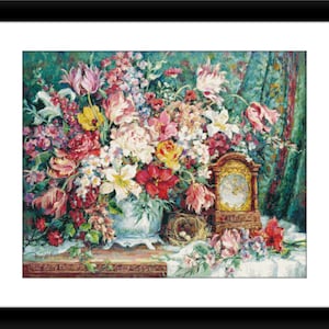 PDF Timeless Ambiance cross stitch pattern Mock Barbara cross stitch pattern Custom cross stitch pattern Full coverage cross stitch pattern