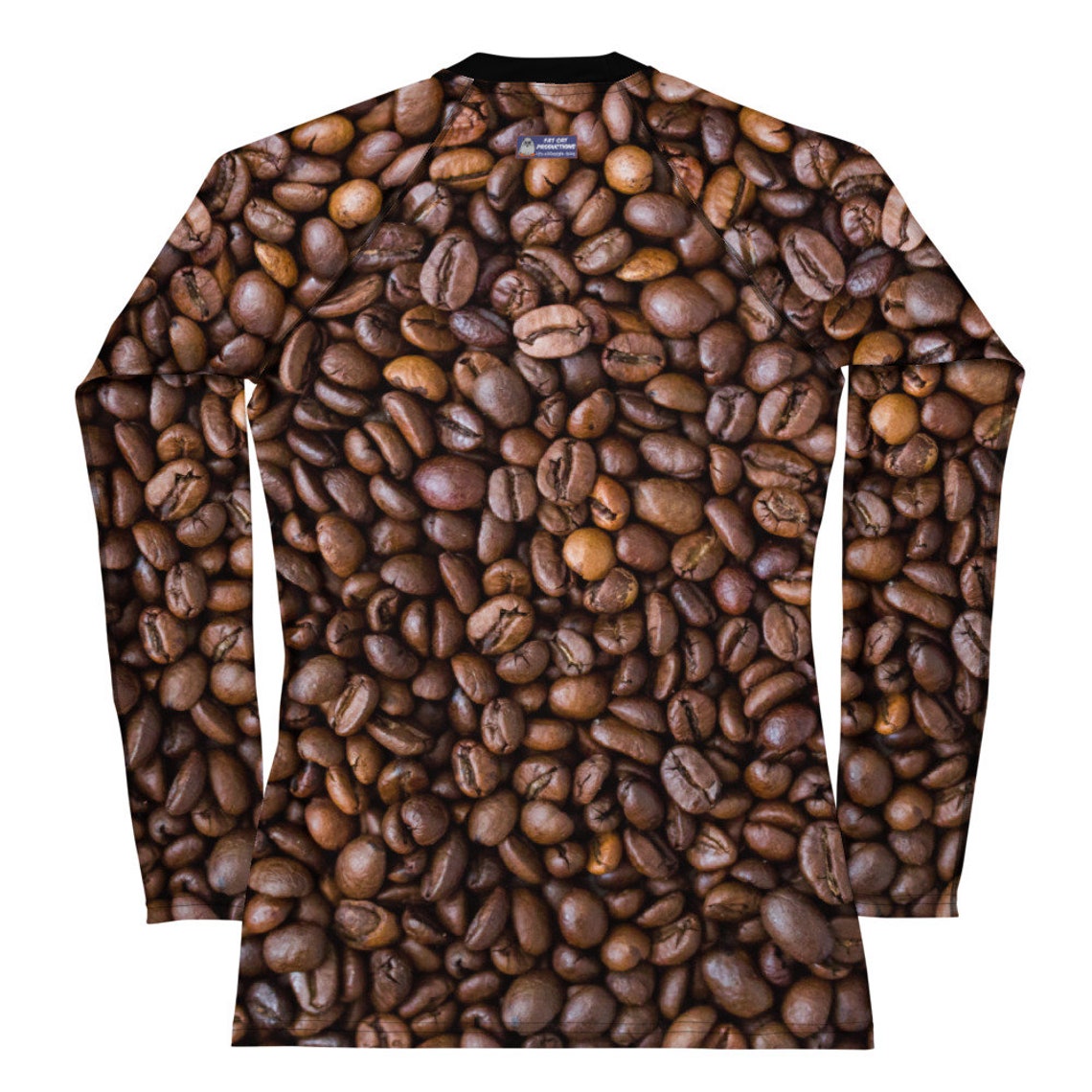Where Have You Bean All My Life Rash Guard - Fat Cat - Coffee Rashie ...