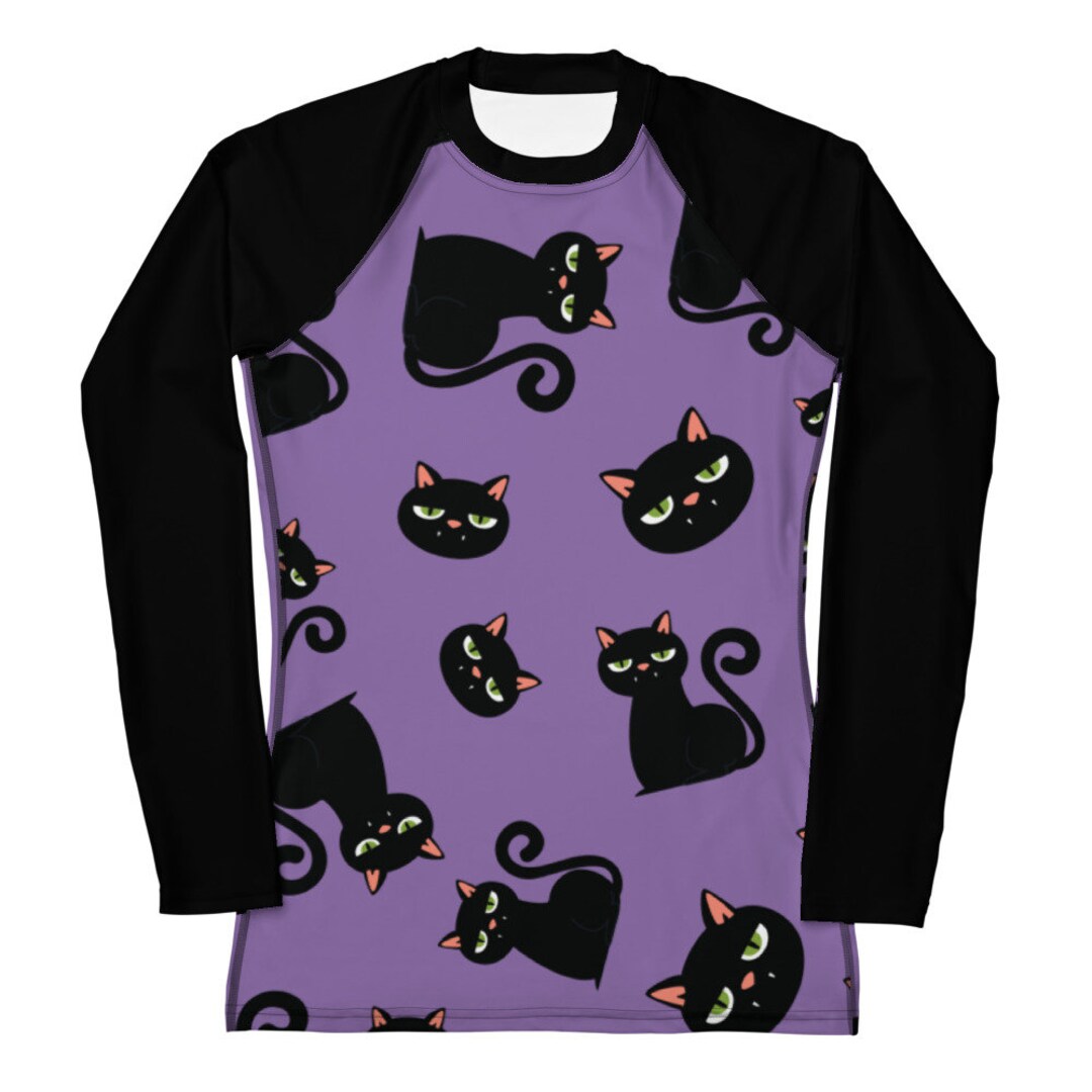 Cat Rash Guard Looking Good Feline Fine Rash Guard - Fat Cat Productions - Cat Shirt ...