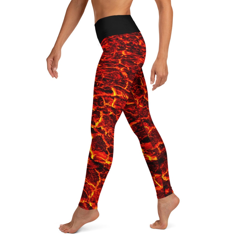 The Floor is Lava Leggings - Hot Lava - Volcano - Hot - Magma