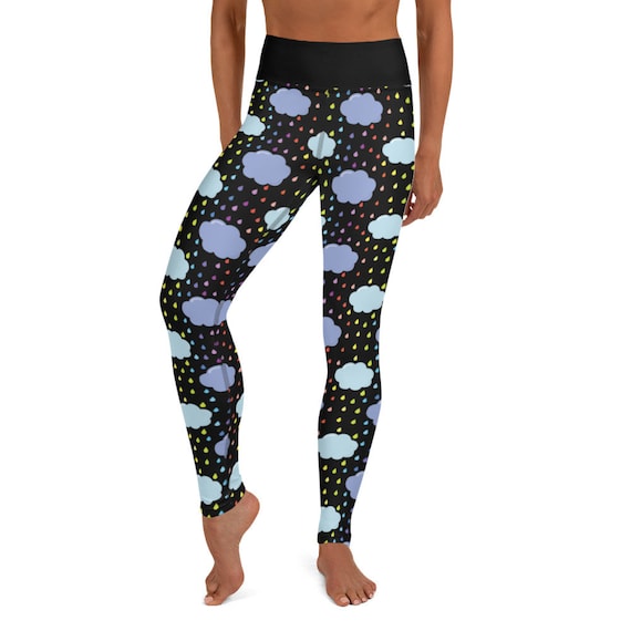 Raindrops Keep Falling on My Head Leggings Fat Cat Lifestyle