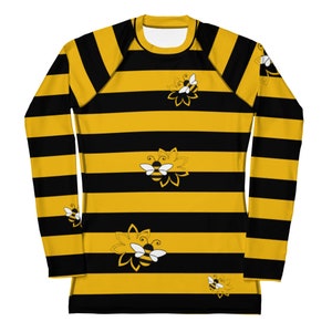 It was meant to bee Rash Guard - Fat Cat - Bee rashie shirt - bee swim shirt - bee lover gift - bee sun protection - running workout cycling