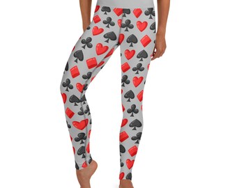 Can't deal with you Leggings - playing cards - poker - card shark - card player - national card playing day - 500 - canasta - bridge player