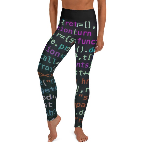 It's the dress code Leggings - java script - coding - computer programmer - source code