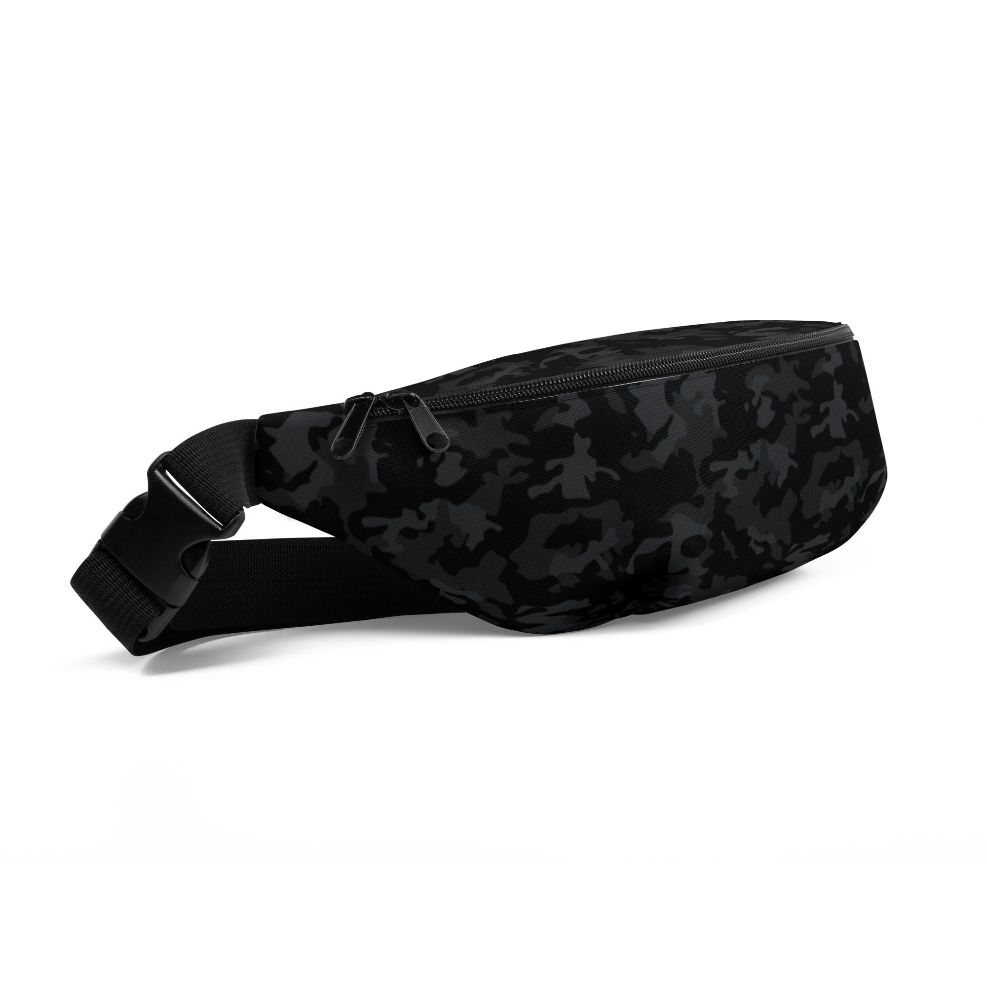 Black Ops Fanny Pack Bum Bag Black Camo Bag Camouflage Bag Etsy