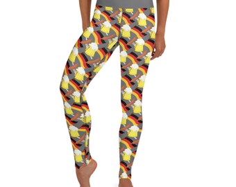 On my wurst behaviour Leggings - Oktoberfest leggings - German flag - beer - bier - Deustchland