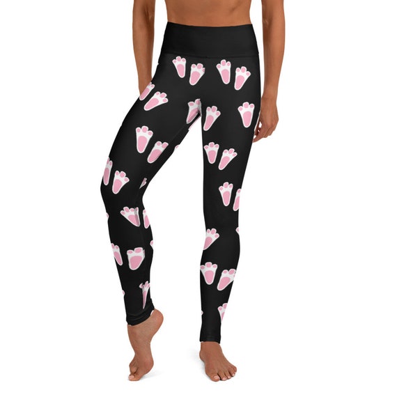 It's a Little Bit Bunny Leggings Easter Bunny Rabbit Foot Paw