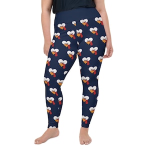 Gobble till you wobble Plus Size Leggings - Turkey leggings - Thanksgiving - workout leggings - high waist yoga leggings - Fat Cat Lifestyle