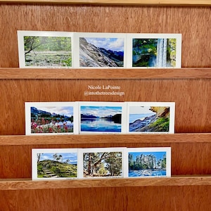 LOT de cartes - « Paysages » - 9 cartes