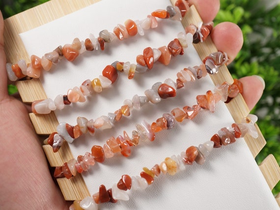 Wholesale 15Pcs Crystal Bracelets for Men Women Semi-Precious Stones Chip  Wrap | eBay
