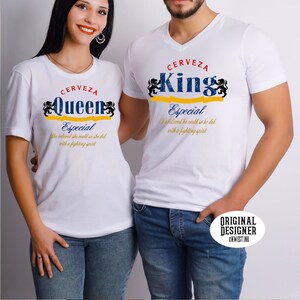 Cerveza beer queen king clipart png files for tumblers and sublimation designs downloads she believed she could with a fighting spirit