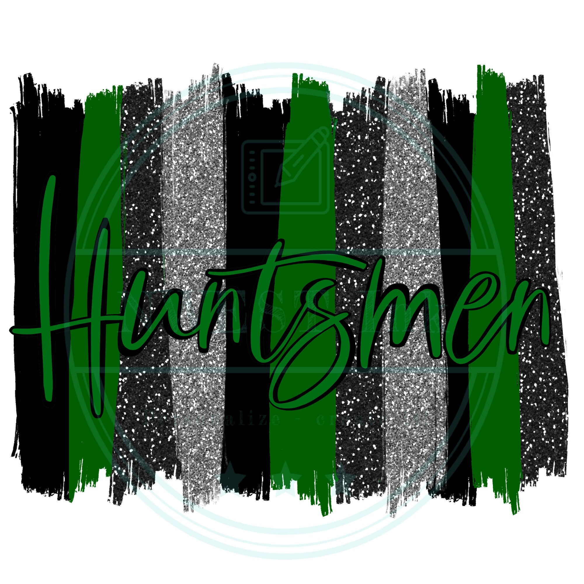 Huntington Huntsmen Football Chillicothe Ohio Strokes Paint Etsy