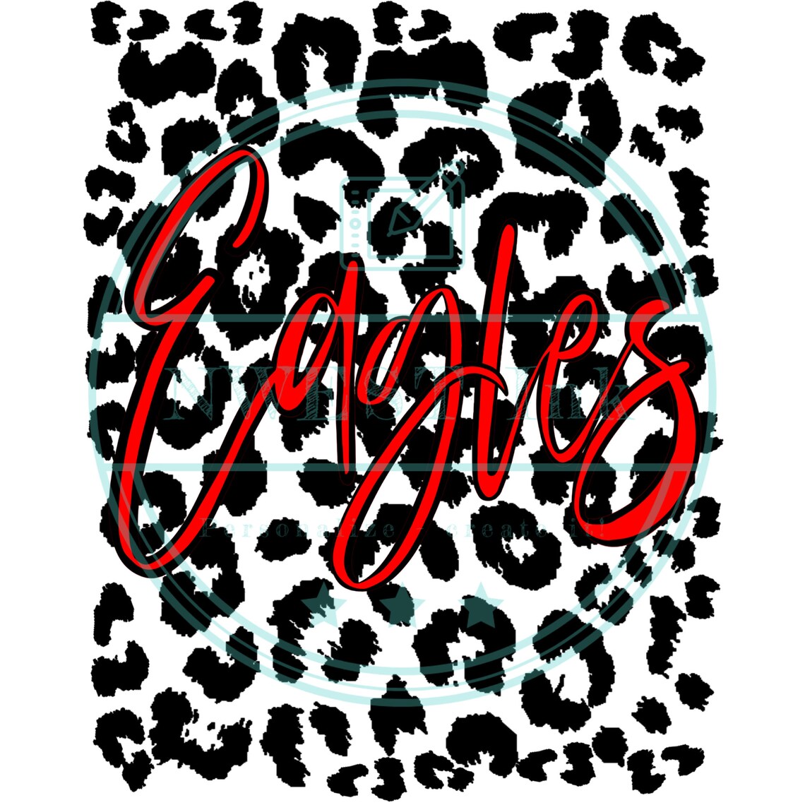 Eagles Football Png Pisgah Alabama Digital Download Etsy