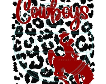 Cowboy png, rodeo, cowgirl, leopard, digital download, sublimation designs download, instant download, msg 4 custom designs