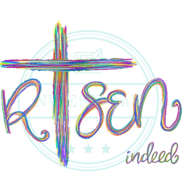 He is risen indeed clipart png, sublimation designs downloads