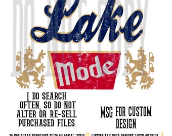 Summer clipart png files, lake mode life beer digital sublimation designs downloads